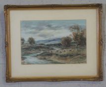 John Hamilton Glass, Scottish, (1820-1885),  Evening on the Leny,  watercolour, signed LR: