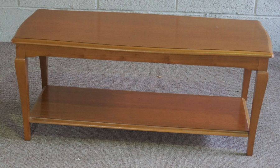 A modern television cabinet stand, with a two tier coffee table and a 1940's side cabinet (3) - Image 11 of 13