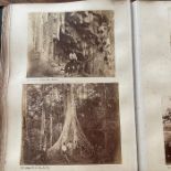 An interesting and large volume of early photographs of Australia, late 19th century, including