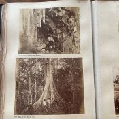 An interesting and large volume of early photographs of Australia, late 19th century, including