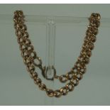 A 9 carat gold chain, 13g, 21cm long