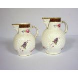 Three sparrow beaked water jugs, together with assorted jugs and two teapots, including a Wedgwood