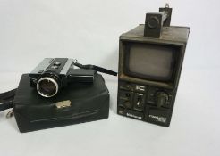 A rare National Commando 505 television; together with a Zeiss Icon Movieflex S8 cine camera,