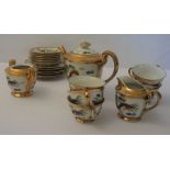 A group of ceramics, including twenty three Wedgwood ‘Green Leaf’ pattern plates; also blue and