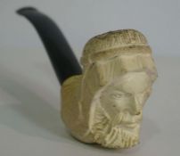 A collection of approximate 18 assorted smokers pipes, including a Meerchaum type pipe with head