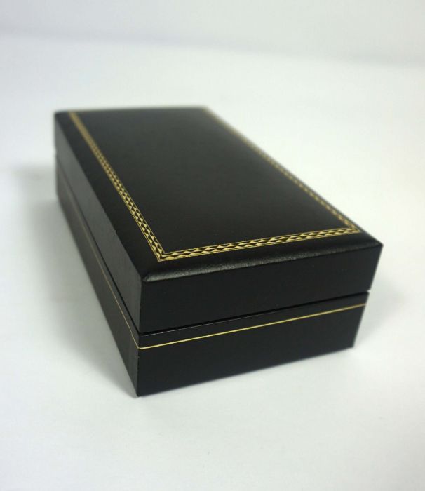 A vintage Dunhill burr maple and ruby laquered humidor box, 15cm high, 36cm wide; together with a - Image 6 of 8