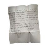 ROBERT BURNS, a rare letter to his friend James Clarke; 'My Dear Clarke…' and signed and dated