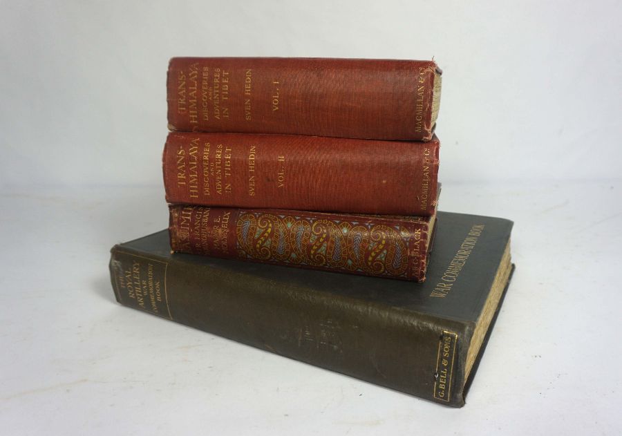 BOOKS - Military and Travel books, including ‘Kashmir, described by Sir Francis Younghusband, 1909