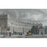 Four pictures, including a print of York Terrace, Regent's Park, and three similar (4)