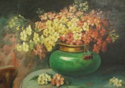 Still Life of Flowers in a vase, together with another similar (2)