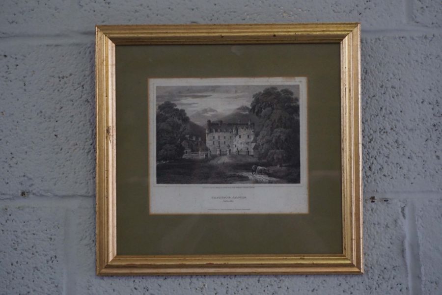 A collection of assorted decorative prints, including a view of Traquair House (14) - Image 12 of 12