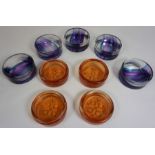 A group of assorted glass including Wedgewood decorative glass bowls and similar (a lot)