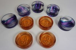 A group of assorted glass including Wedgewood decorative glass bowls and similar (a lot)
