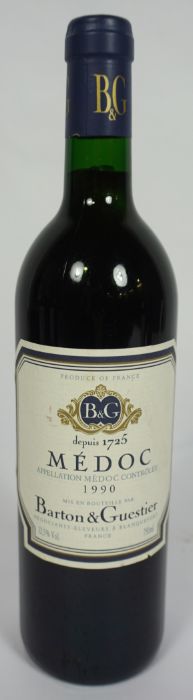 Wine: six assorted bottles of red wine, including Medoc 1990 (6) - Image 7 of 14