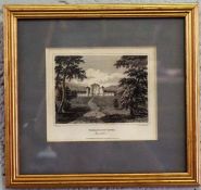 A collection of assorted decorative prints, including a view of Traquair House (11)