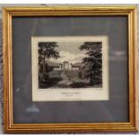 A collection of assorted decorative prints, including a view of Traquair House (11)