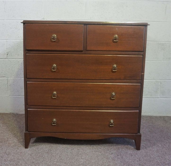 A modern beech dresser, 20th century, with three drawers and two cabinet doors, 100cm high, 188cm - Bild 17 aus 17