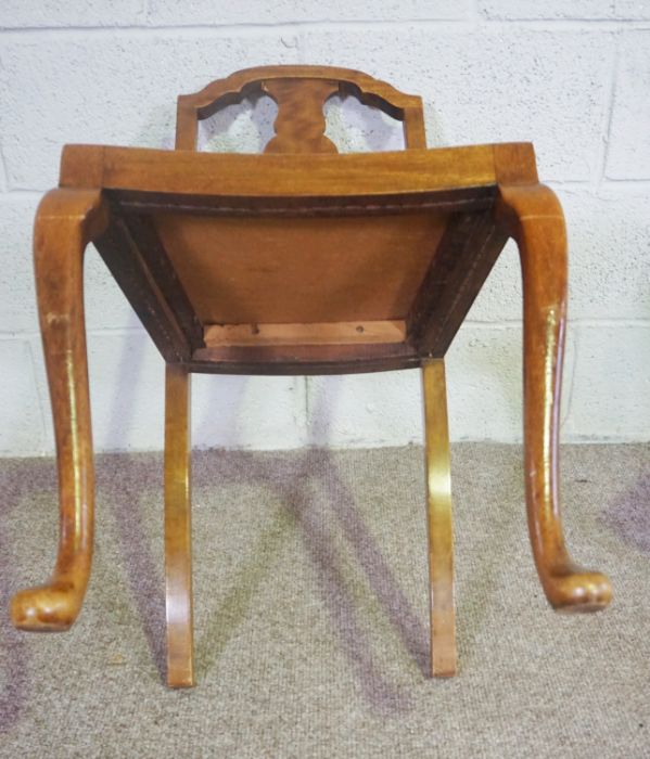 An upholstered armchair, with bentwood beech framed arms, and five other chairs (6) - Image 3 of 14