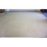 A large woven hessian style rug, modern, 330cm wide