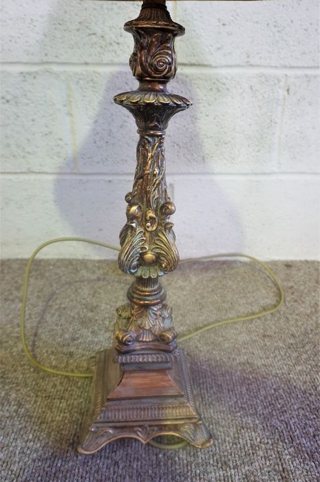 A Baroque style table lamp, modern; together with assorted items including two terracotta jugs, a - Image 16 of 16