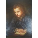After Rembrandt von Rijn, Dutch (1606-16690,  Modern Reproduction painted copy,  Self Portrait