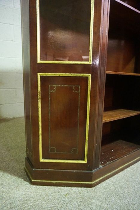 An Edwardian walnut dresser base, circa 1910, with two central drawers flanked by cabinets, 90cm - Image 9 of 12