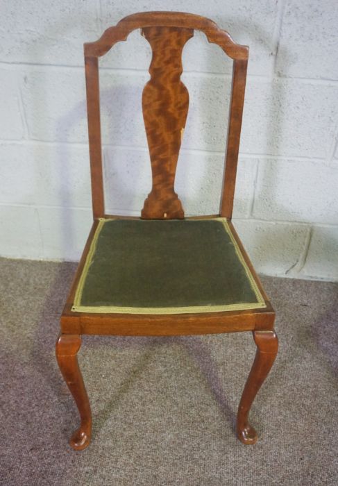 An upholstered armchair, with bentwood beech framed arms, and five other chairs (6) - Image 2 of 14