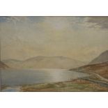 Tom Scott, Scottish (1854-1927),  St Mary’s Loch,  watercolour, signed and dated LR: Tom Scott 1920,
