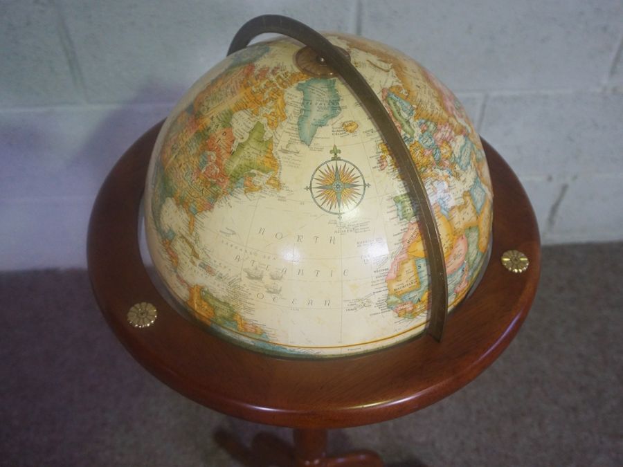 A pair of modern ‘Replogle’ World Map Series 12 inch terrestrial globes, on library stands, 100cm - Image 7 of 8