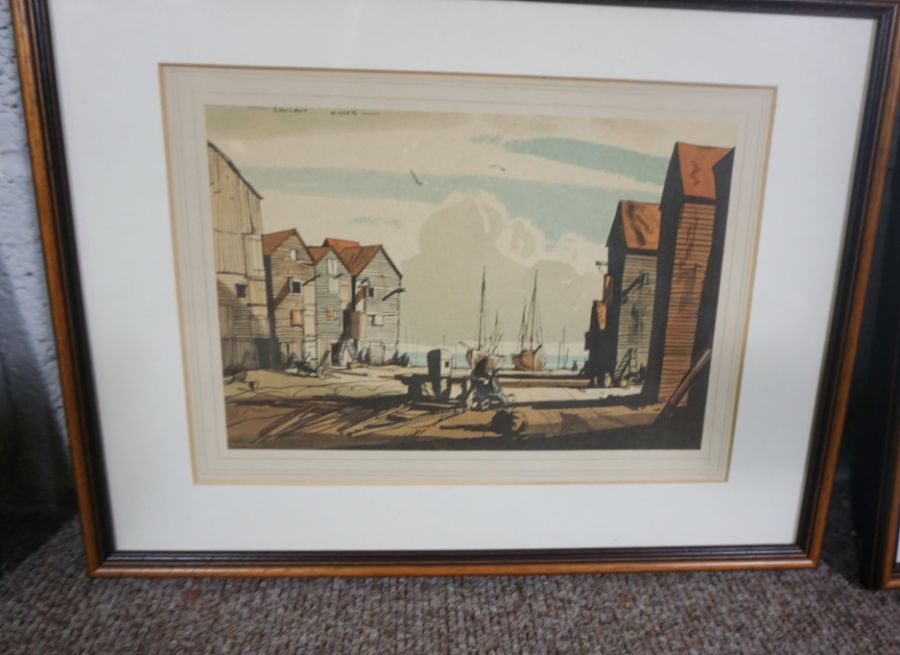 A group of vintage engravings and etchings including St. Mary's House, Jedburgh and others - Image 4 of 5