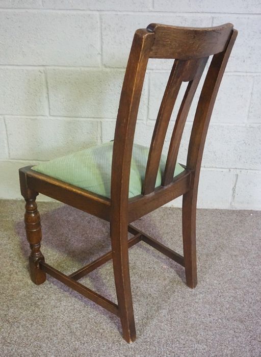 An upholstered armchair, with bentwood beech framed arms, and five other chairs (6) - Image 14 of 14