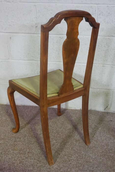 An upholstered armchair, with bentwood beech framed arms, and five other chairs (6) - Image 4 of 14