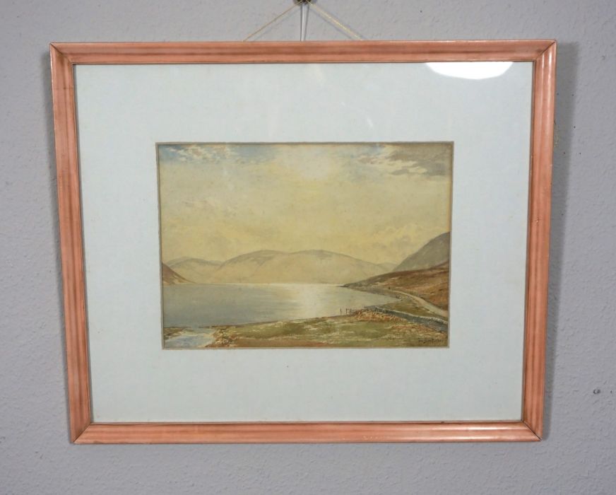 Tom Scott, Scottish (1854-1927),  St Mary’s Loch,  watercolour, signed and dated LR: Tom Scott 1920, - Image 2 of 4