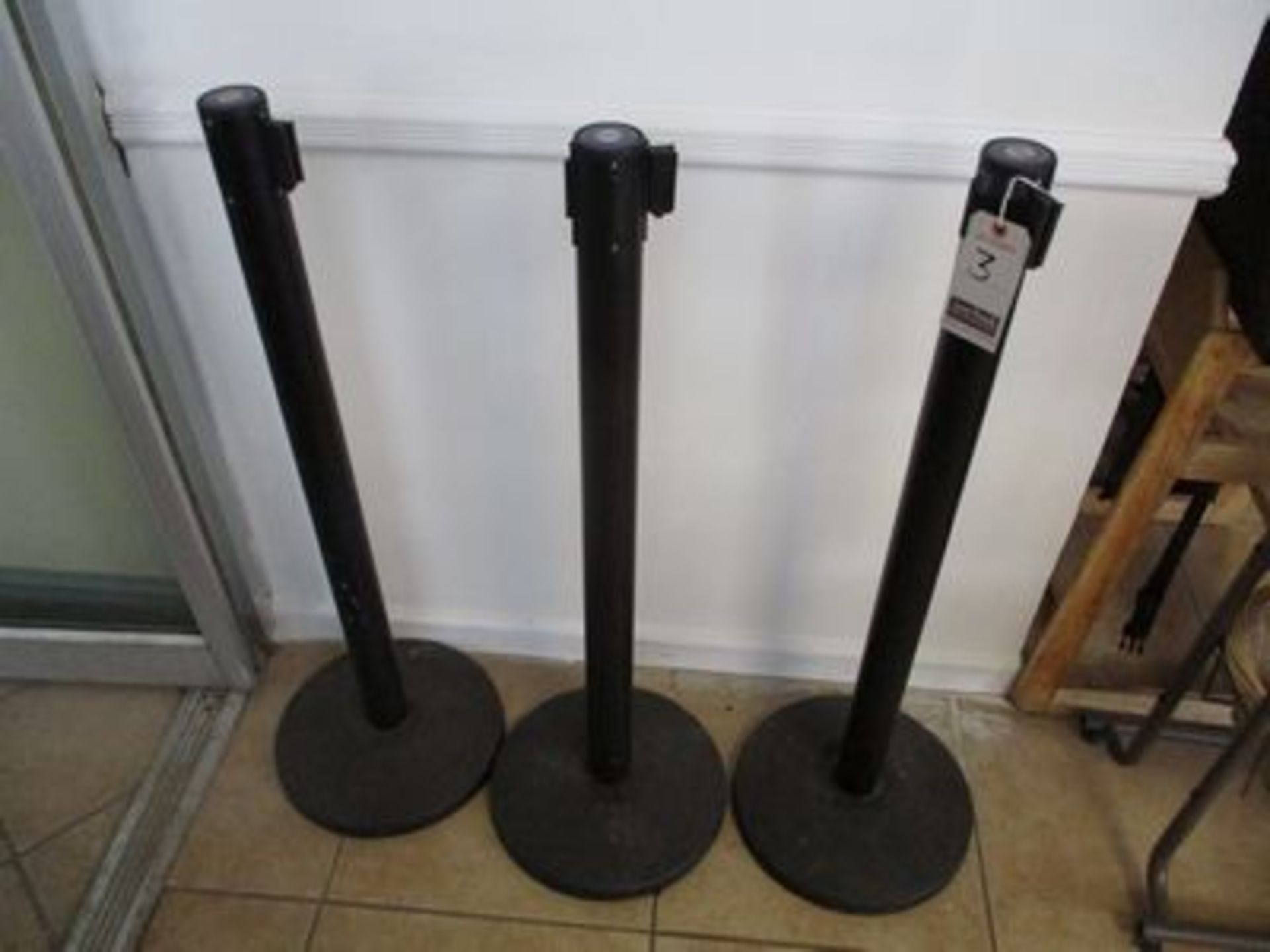 COME ALONG RETRACTABLE STANCHIONS