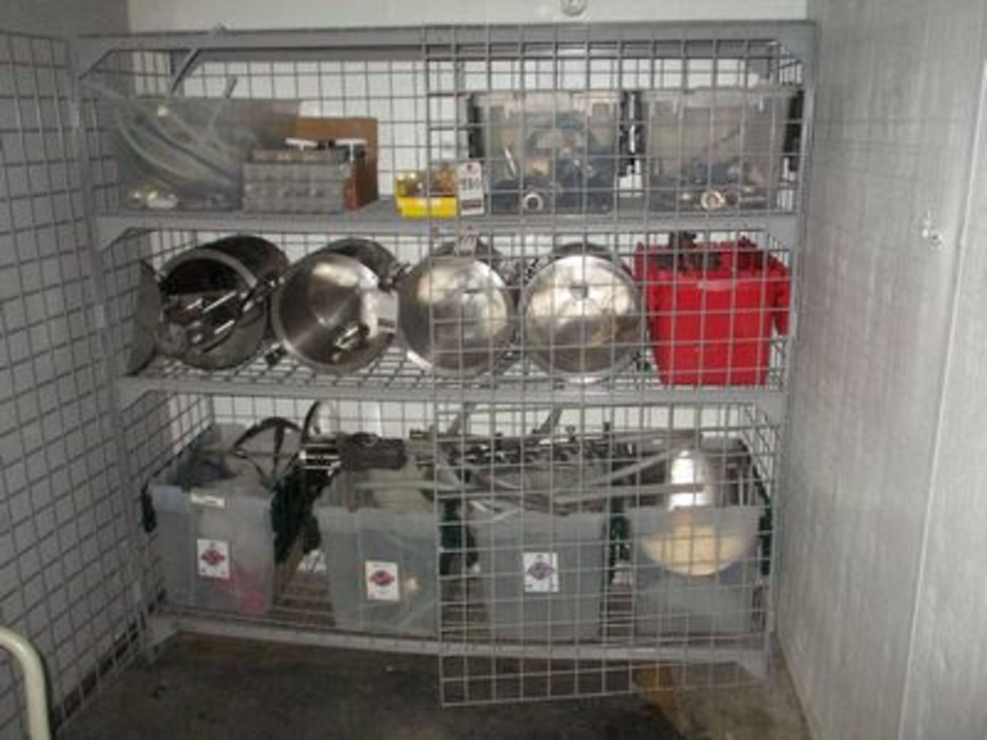 ULINE 6' 2D WIRE CAGE STORAGE UNIT