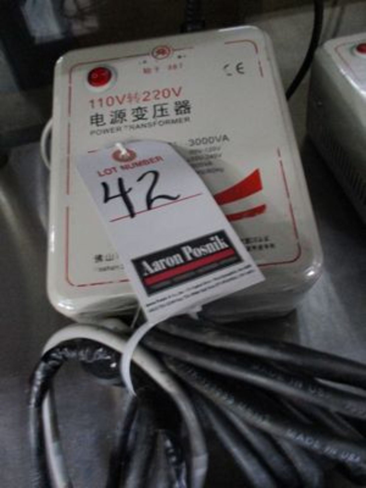 POWER TRANSFORMER, 110V TO 220V