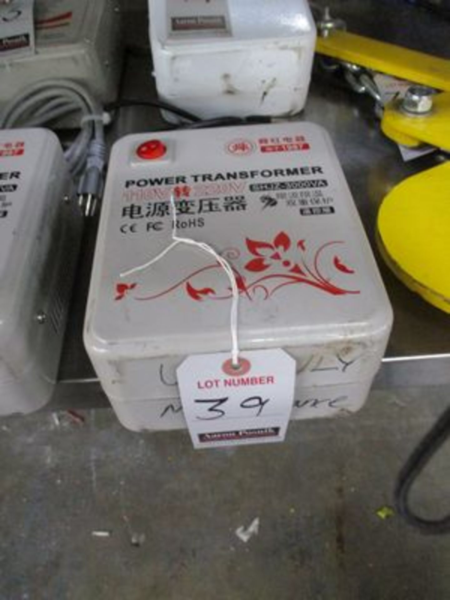 POWER TRANSFORMER, 110V TO 220V