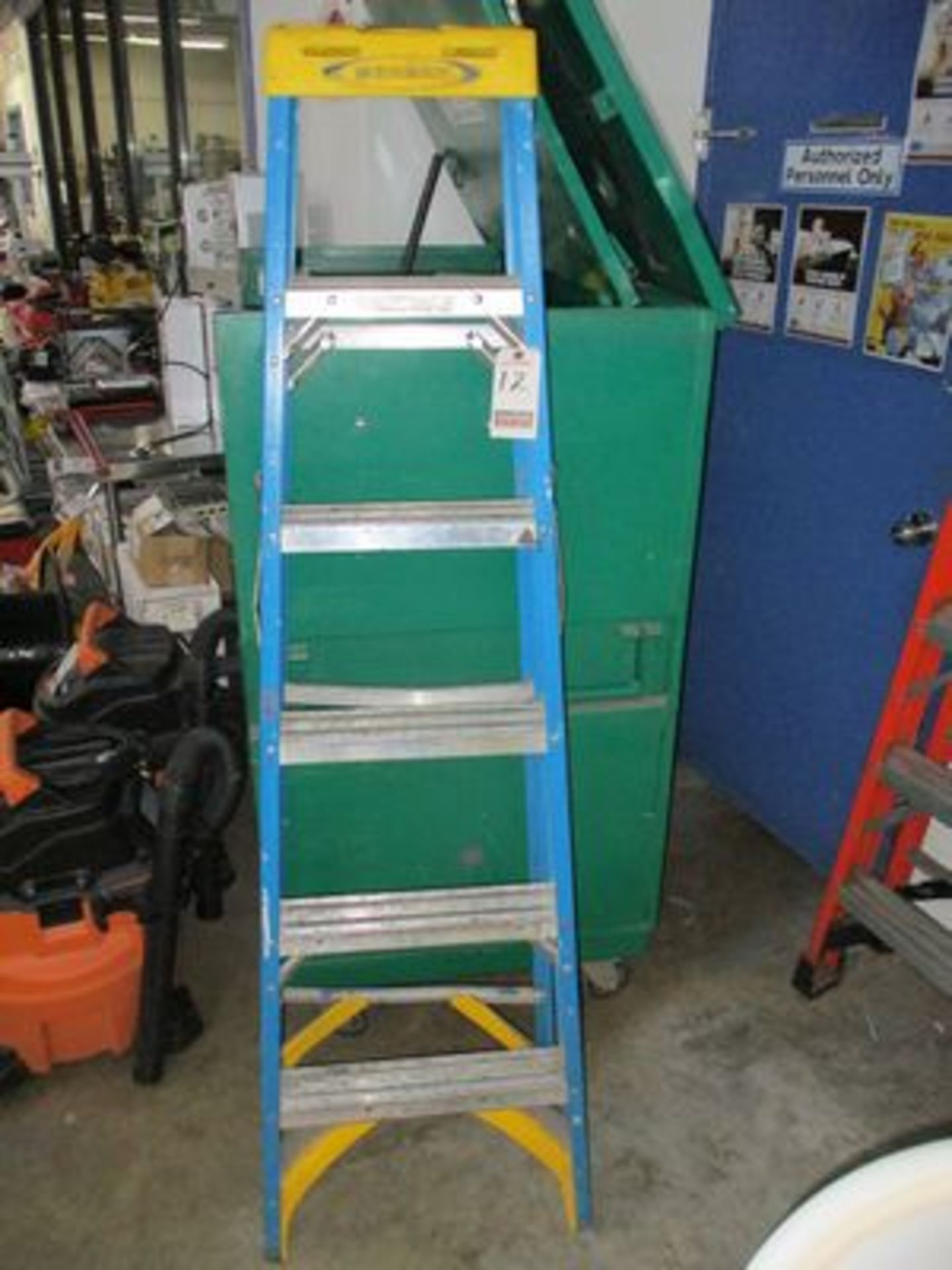 WERNER 6' FIBERGLASS STEP LADDER