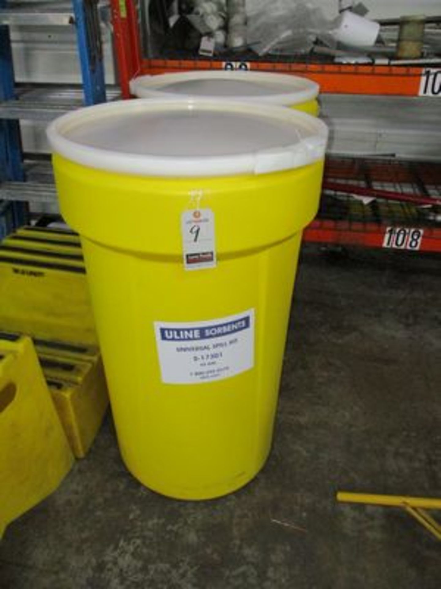 ULINE SORBENTS UNIVERSAL SPILL KIT CONTAINER, 55 GAL. CAP.