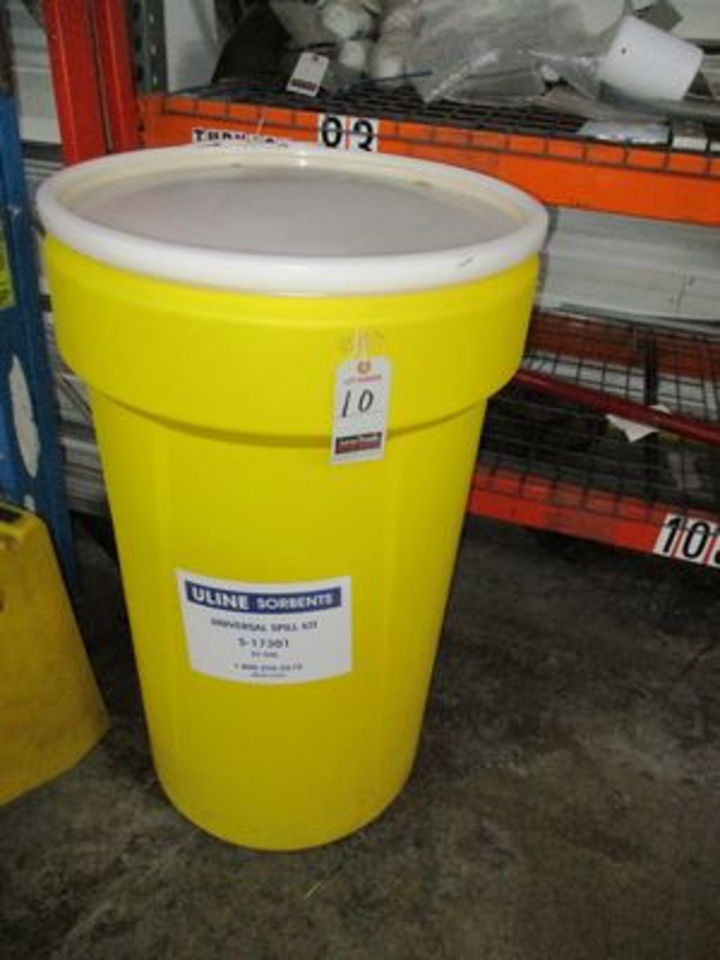 ULINE SORBENTS UNIVERSAL SPILL KIT CONTAINER, 55 GAL. CAP.