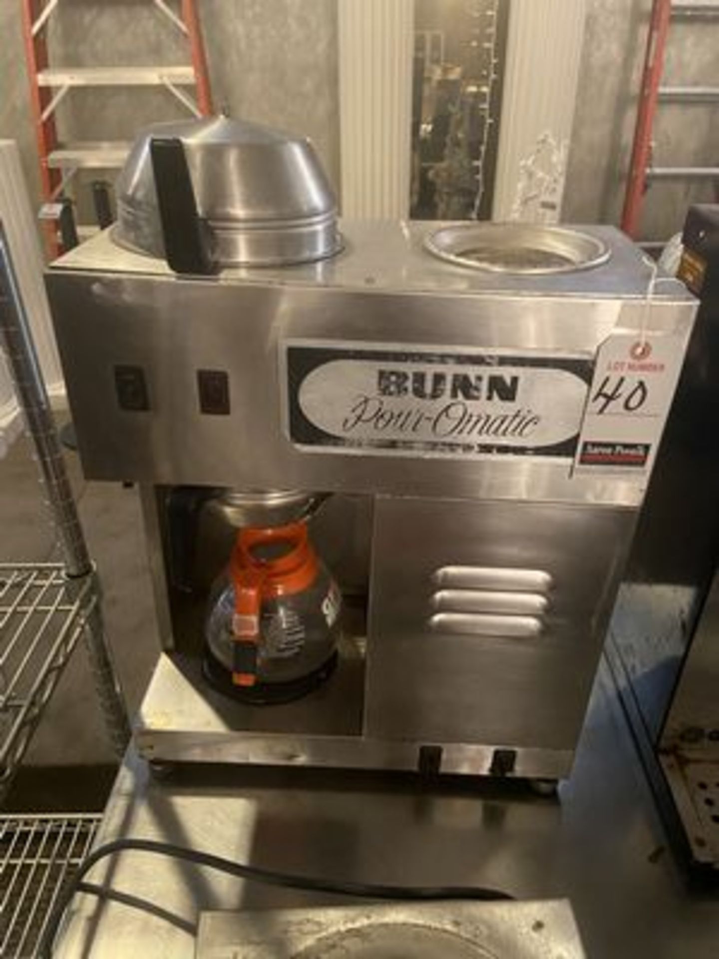 BUNN POUR-O-MATIC S.S. 2B ELEC. COFFEEMAKER