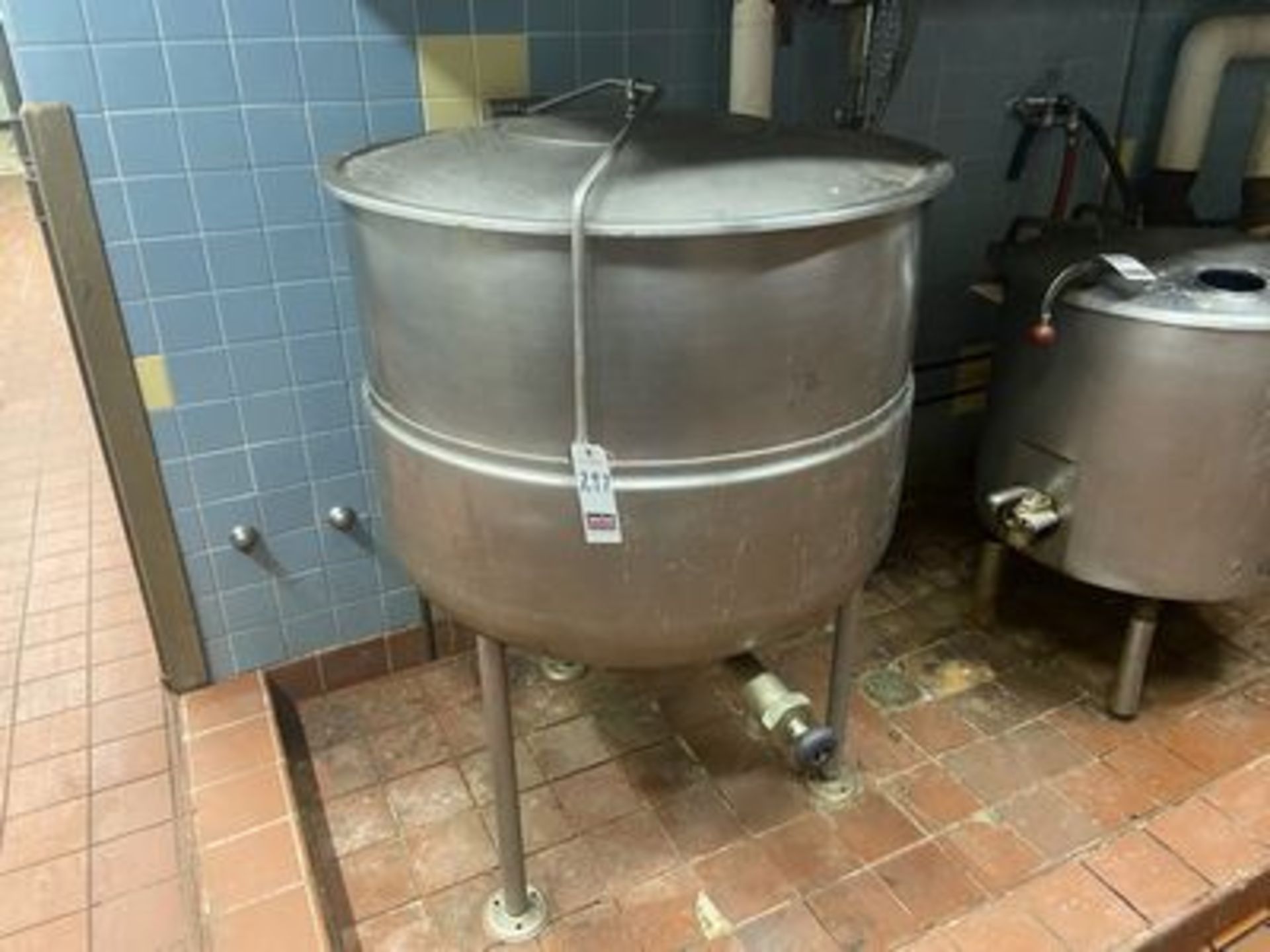 36" DIA. S.S. GAS KETTLE