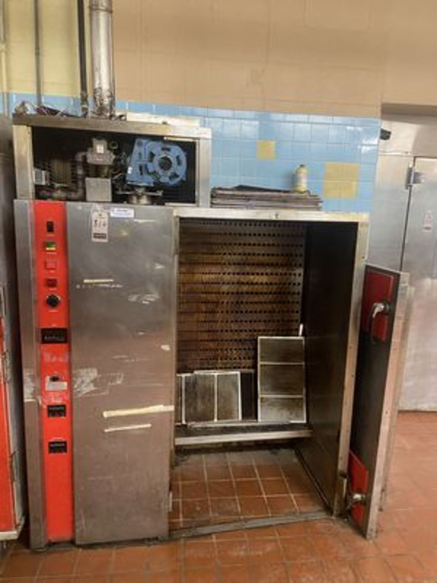 CRES COR 1D S.S. ROLL-IN GAS BAKING OVEN, (AS IS)