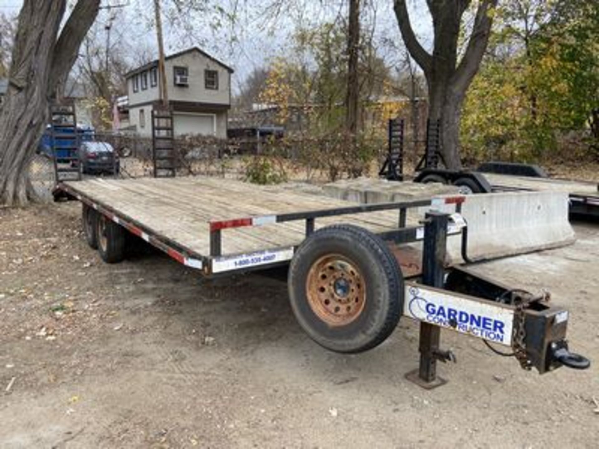 2007 EQUIPMENT TRAILER, 18'X8', T/A, VIN #5NRHF2221S0007221 - Image 2 of 2