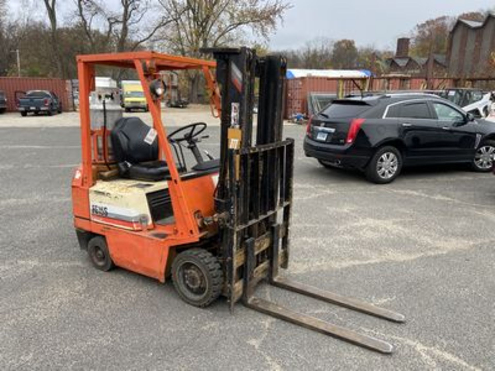 KOMATSU FORKLIFT, PROPANE, 2,500# CAP., 160