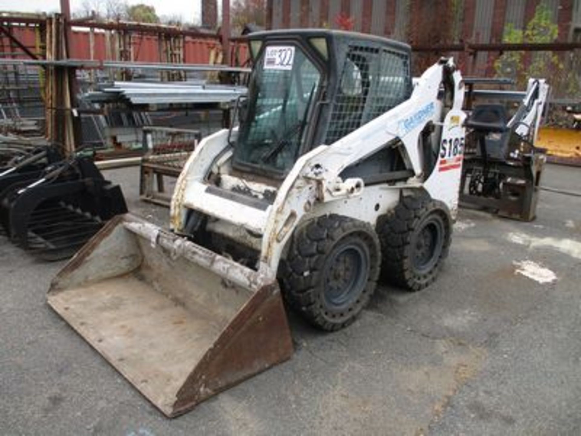 BOBCAT S185 TURBO COMPACT SKID STEER LOADER, ID#519031917, (4280 HRS.)