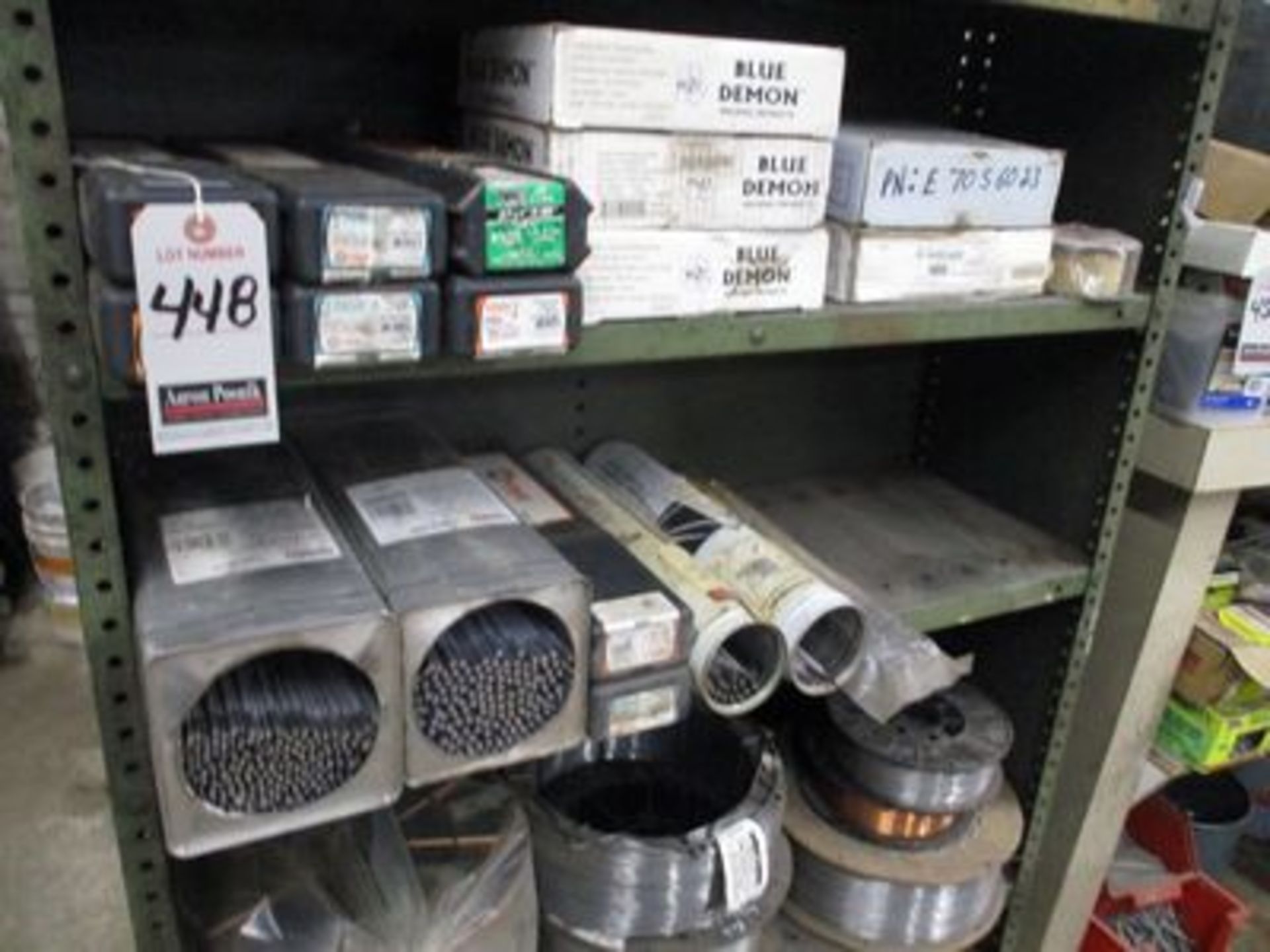 LOT OF ASS'T WELDING ROD & SPOOLS