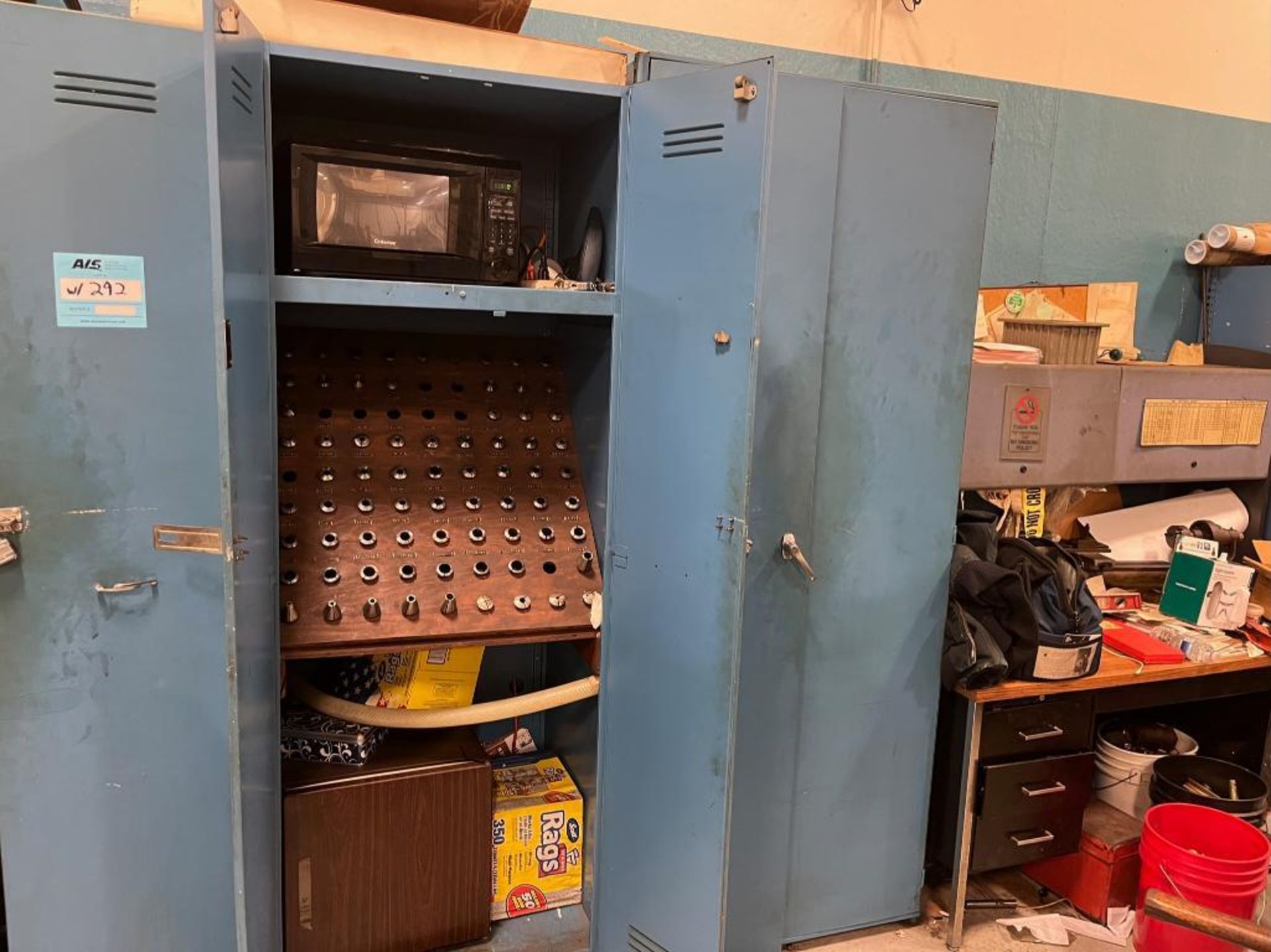 Lot: (3) Metal Cabinets with Assorted Contents including Hand Tools, Assorted Parts, Material, and M