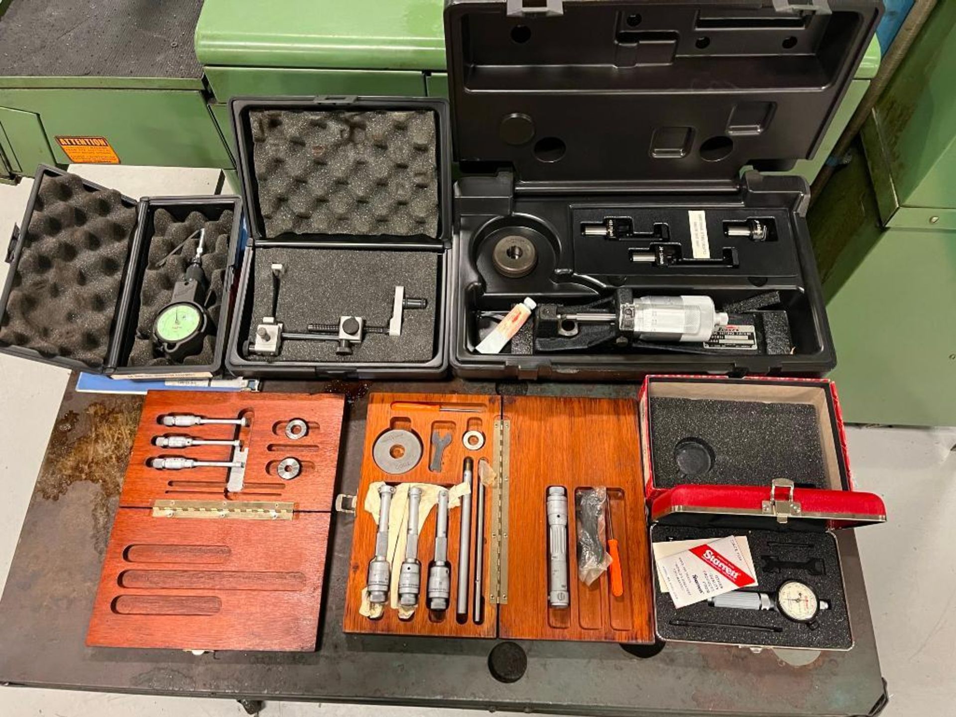 Sunnen CF-502 Gage Setting tool. Bore gages & Dial indicators on Rolling Shop Cart - Image 2 of 2