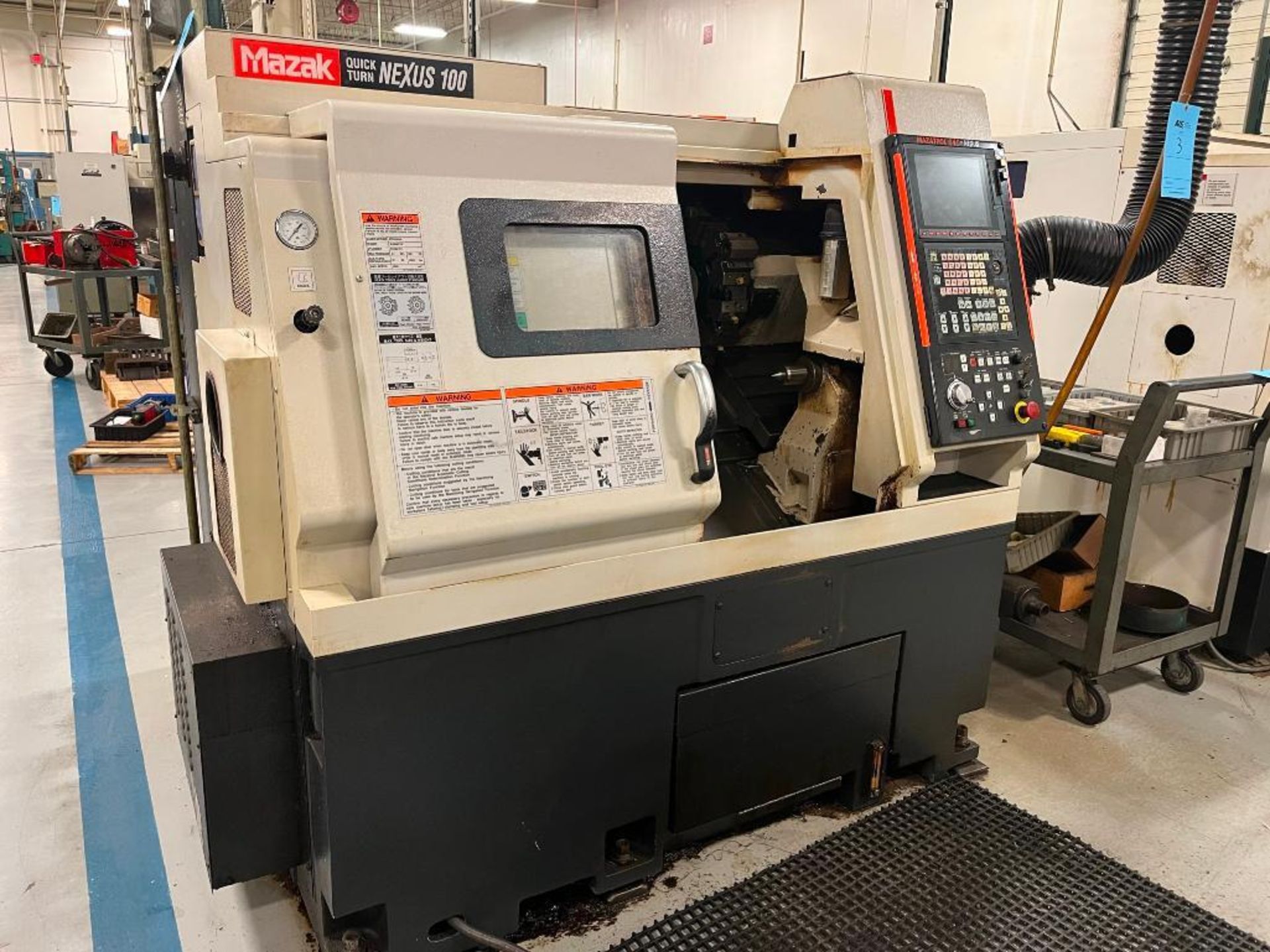 Mazak Quick Turn Nexus CNC Turning Center Model QTN-100, S/N 187169 (2006) Mazak Mazatrol 640T Nexus - Image 2 of 7